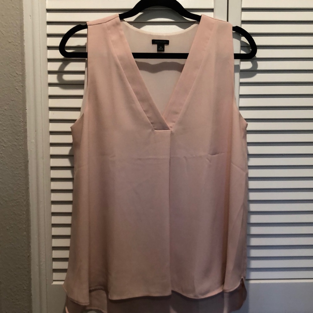 Pink Ann Taylor Tank